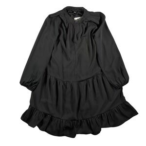 Banana Republic NWT Women's Black Long Sleeve Swing Shift Dress Size‎ Small